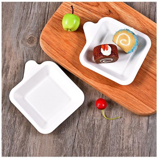 5 Inch 5.5g Disposable Sugarcane Bagasse Plates