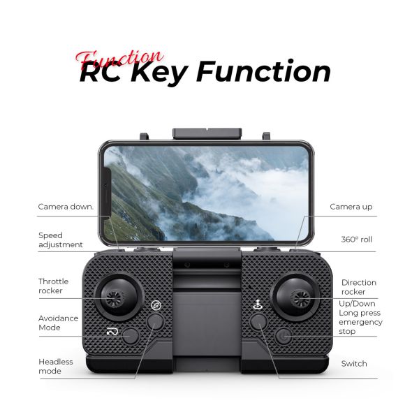 H16 Mini RC Drone HD Camera Wifi Fpv Brushless Foldable Quadcopter Professional Drones Toys for Children 14Y+