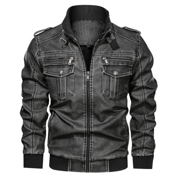 Wholesale Motorcycle Jackets Denim Jacket Windbreaker Jeans Jacket for Man