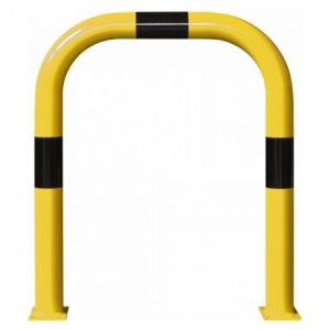 1200x1000mm Collision Protection Guard Hardware Fabrication Yellow Balck