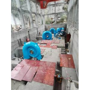 50HZ Frequency Francis Turbine With Carbon Steel Q345 Spiral Case