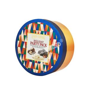 Personalization Chocolate Gift Packaging Boxes Circle Chocolate Box With