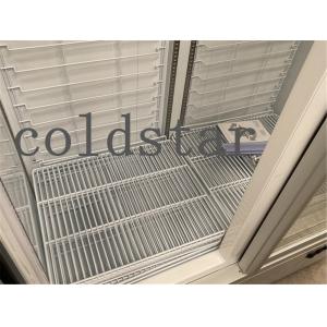 Commercial Beverage Display Fridge Vertical Showcase Single Door Upright Cooler