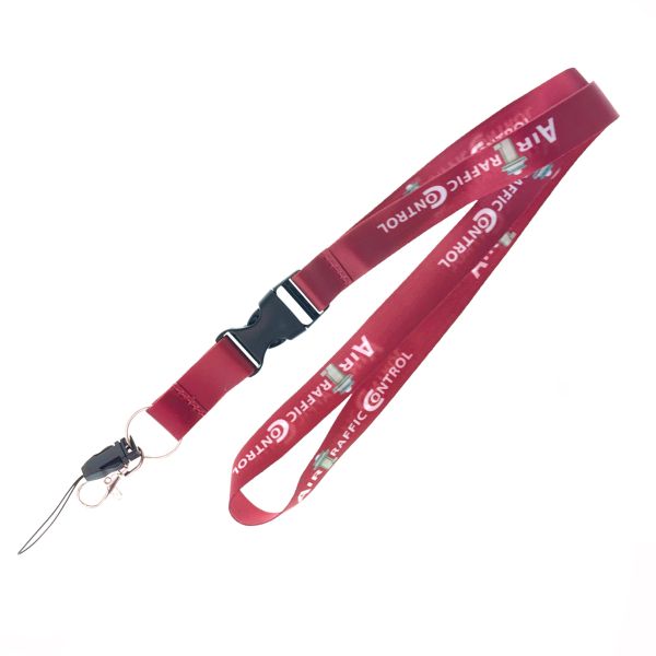 Vibrant Red Custom Promotional Lanyards Lightweight Lanyard Promotional Products