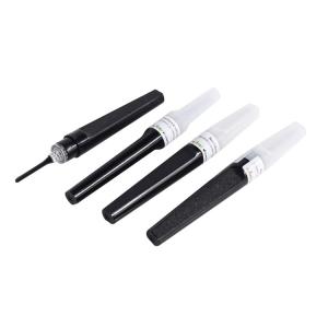 Black Multiple Flashback Needle 22G Disposable For Blood Drawing