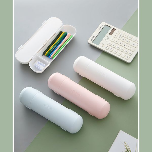 Transparent PVC Plastic Cute Pure Clear Pencil Case for Schools Offices Unisex Design