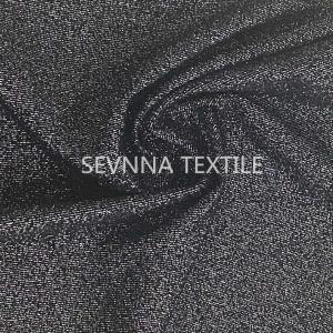 160cm Width Recycled Swimwear Fabric Metallic Circular Knit