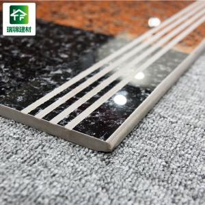 Antibacterial Stair Ceramic Tiles , Flame Polished Porcelain Steps Tile