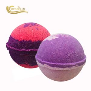 Personalized 140g Large Custom Bath Bombs Sweet , Lemon , Rose Fragrance