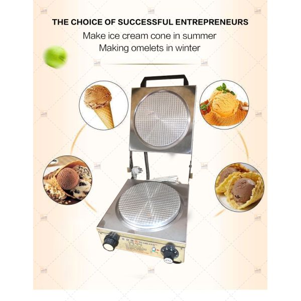 Buy Commercial Mini Cone Maker Ice Cream Cone Machine at wholesale prices