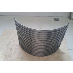 Johnson Static Wedge Wire Screen Mineral Processing SS316L Sieving Screen Mesh