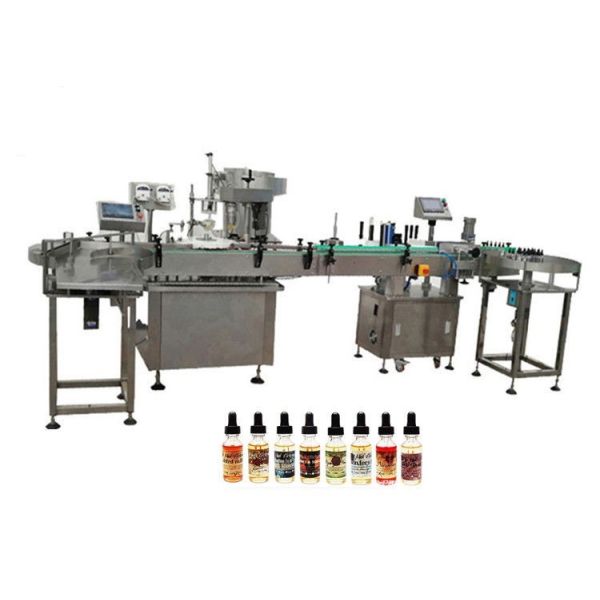 PLC Control Electronic Liquid Filling Machine For Glass Dropper 5ml 10ml 15ml