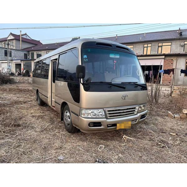 Buy Used Toyota Coaster Bus 30 Gasoline Fuel Mini Bus 3RZ Front Engine 2nd Hand Mini Bus at wholesale prices