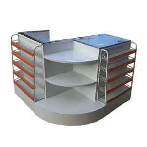 Customization Supermarket Register Counter Eco Friendly Cashier Counter