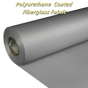 PU Coated Fiberglass Fabric 460gsm Fireproof Thermal Insulation Material