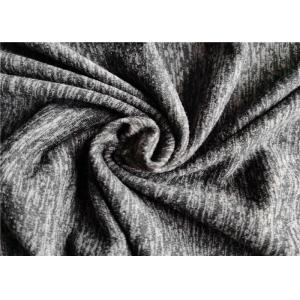 Cation Recycle Polyester Spandex Fabric Melange Single Jersey Material