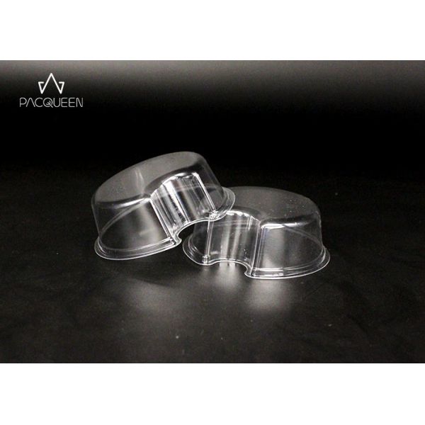 Buy Clear Multiple Shapes Coffee Lid , Plastic Coffee Lids PET Portion Cup Insert at wholesale prices