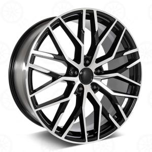 China A356.2 OEM 21 Inch Audi Replica Wheels 21x9.5 Alloy Rim Black Machined Face on sale
