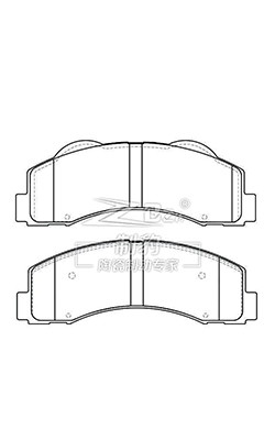 Buy Ford Raptor AL3Z-2001-A Ceramic Brake Pads D1414 Front Brake Pad Replacement at wholesale prices