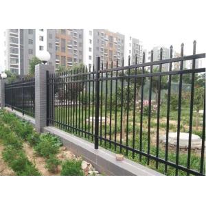 China Full Galvanization Tubular Steel Fence 65*65mm Metal Rod Fence on sale