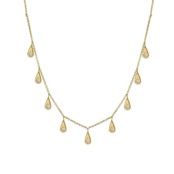 Buy Handmade White Cubic Zircon Teardrop Necklaces for Women Jewelry at wholesale prices