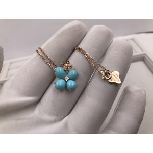 Brand jewelry necklace 18K Gold real Diamond