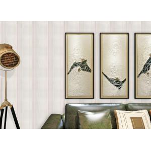 Eco - Friendly Washable Non Woven Wallpaper For Bedding Room , Modern Style