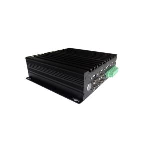 MIS-EPIC06-4L Fanless Box PC / IPC Industrial Computer U Series CPU 4 Network 6