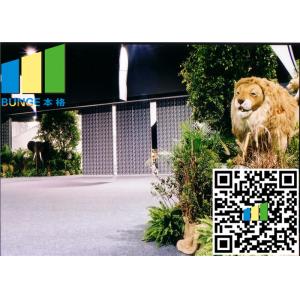 Quality Banquet Hall Hotel Operable Sliding Glass Walls Fabric Veneer Laminate for sale