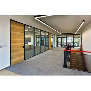 Quality Glawall Acoustic Glass Partition Wall with 30dB Soundproofing for sale