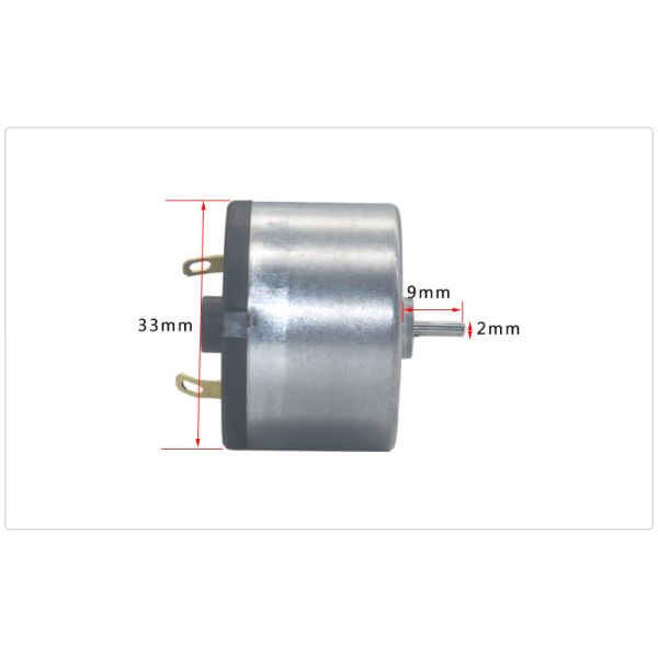 RC520 Micro Reversible 12v Dc Motor 6000RPM Permanent Magnet