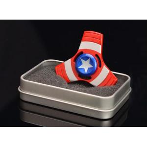 Quality 2017 Cool Zinc Alloy Captain America, Spideman,Ironman Tri Fidget Hand Spinner 1115 for sale