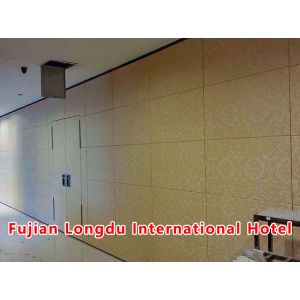 China Operable Partition Wall System with STC Rating 42-56dB and 6061-T6 Aluminum Frame Featuring 304 Stainless Steel Roller on sale