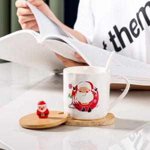Creative Cartoon Ceramic Coffee Cups Mug For Christmas Festival