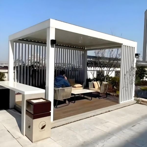 Buy Elevate Your Outdoor Space with Durable Aluminum Metal Pergolas at wholesale prices