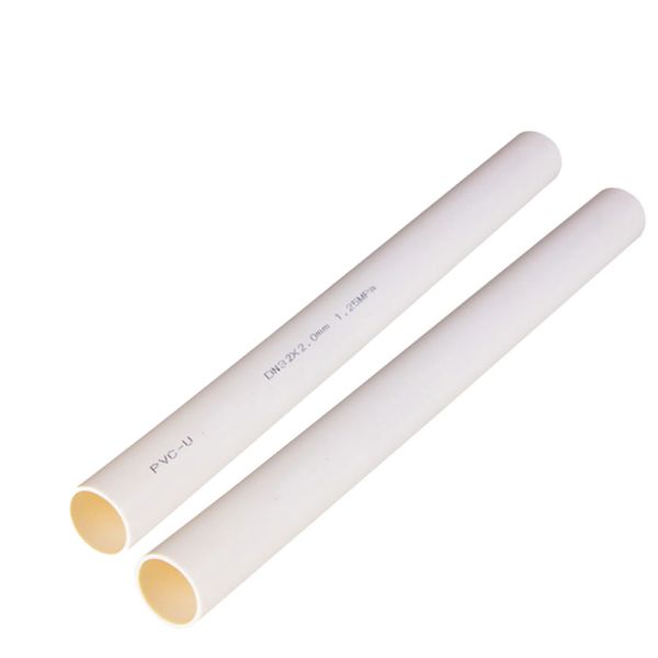 Water Sewage PVC U Drainage Pipe Non Potable White 100 Meters