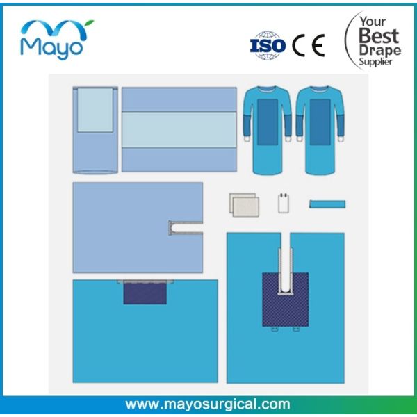 AAMI Level 4 Sterile General Orthopedic Pack With U Split Drape