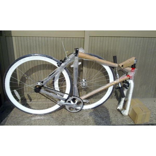 26 Inch CP Chrome Frame Spring Fork Beach Cruiser Bicycle with Steel Fork Material