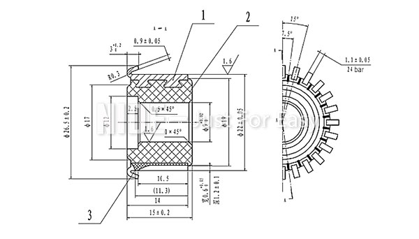 AC DC motor commutator 32 segments Starter riser type commutator for power tool armature-92