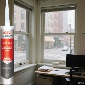 Fast Curing Acetic General Purpose Silicone Sealant Flexible Waterproof