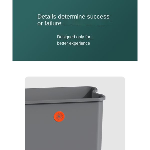 Manufacturer Living Room Household Large-capacity Kitchen Bathroom Crimped Deodorant Pedal Stainless Steel Trash Can with Lid