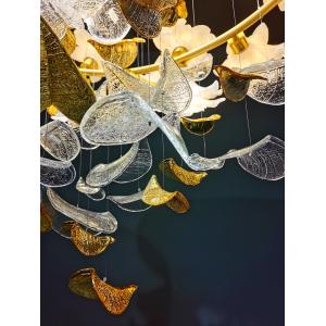 Creative Glass Flower Chandelier Rustproof Modern Flower Chandelier