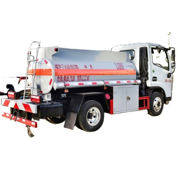 Buy Dongfeng Stainless Steel Tanker Truck Gasoline Mobile Refueling Truck 2200L Capacity at wholesale prices