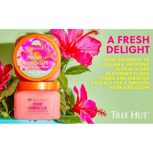 Tree Hut Pink Hibiscus Shea Sugar Scrub