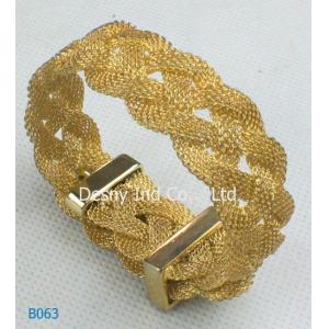 High Quality OEM /ODM metal bangles with gold plated