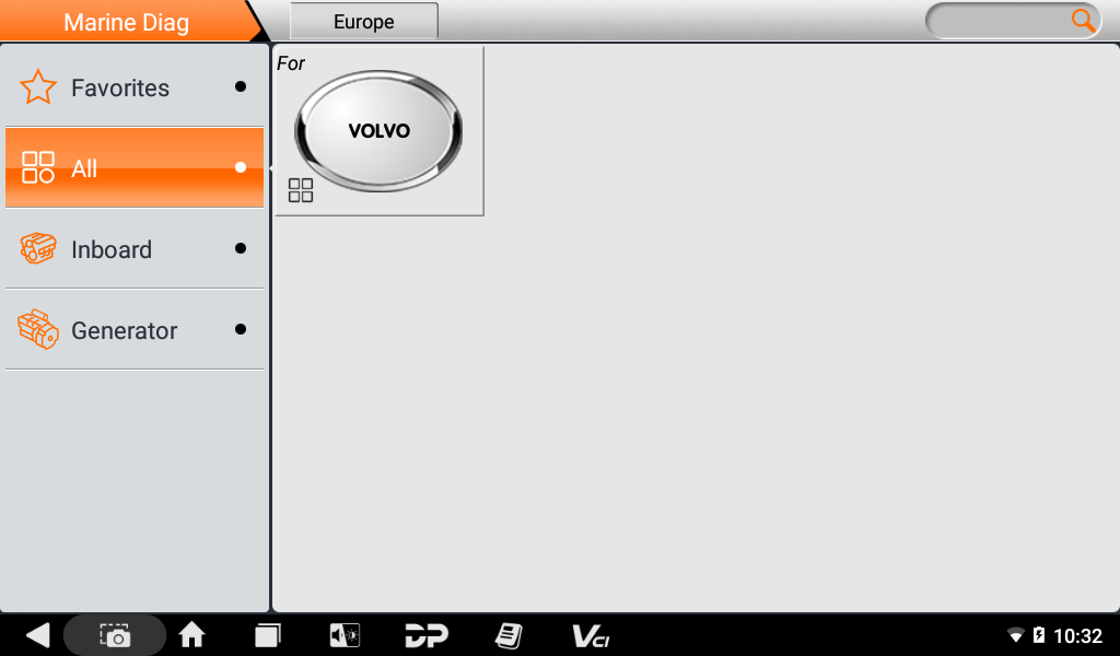 OBDSTAR ISCAN PRO SERIES for VOLVO Marine Diagnostic Scanner