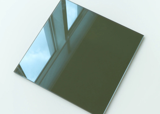 Buy Grounding Edge 12.38mm Louver Reflective Tempered Glass Panels at wholesale prices