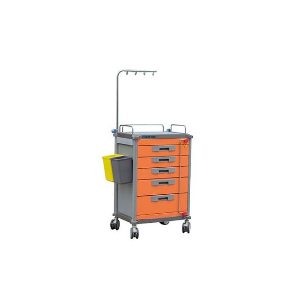Buy Multi-Purpose Medical Crash Cart With Drawers For Ward / ICU at wholesale prices