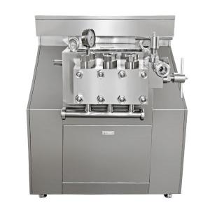 Buy cheap Double Stage Juice Homogenizer 3000l / H Flow Manual Operation Pressure from wholesalers