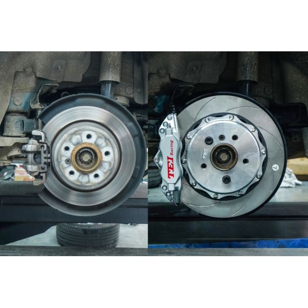 Alloy BMW Big Brake Kit For 4 Series 18 Inch Car Rim Front And Rear 4 Piston Brake Kit Auto Brake System